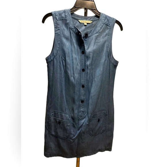 Trina Turk Shift Tank Dress Blue denim dress size 4 - Picture 2 of 8